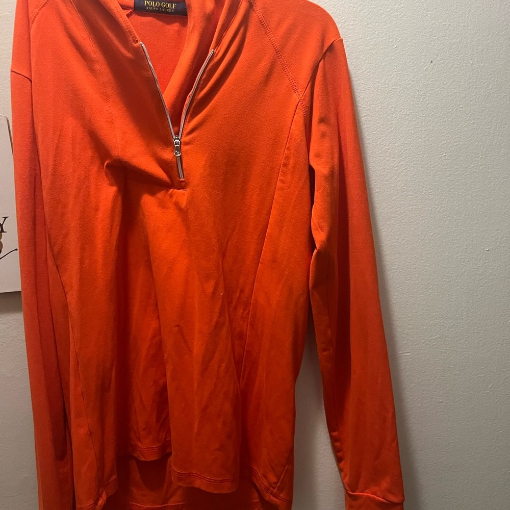 Polo by Ralph Lauren Women's Vibrant Orange Zip-Up Jacket